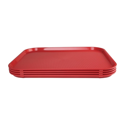 Olympia Kristallon Foodservice Tray 350x450mm - Red - P510
