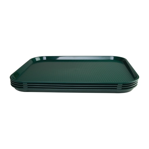 Olympia Kristallon Foodservice Tray 350x450mm Forest Green