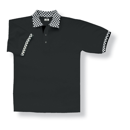 Chef Works Traditional Black Polo Shirt - PCHB-XS - PCHB-XS