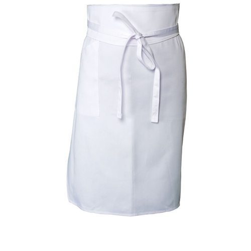 Chef Works White Tapered Apron w/ Flap - PCTA-WHT - PCTA-WHT