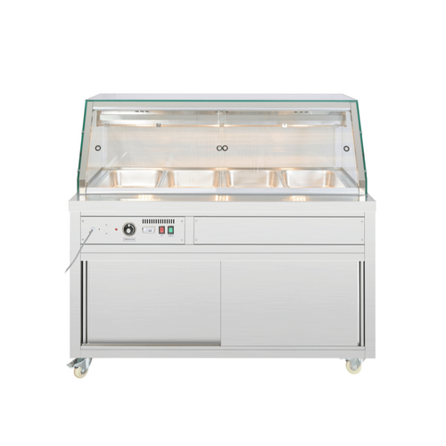 Thermaster PG150FE-XG - Wet and Dry Bain Marie Display 4x 1/1 GN Pans