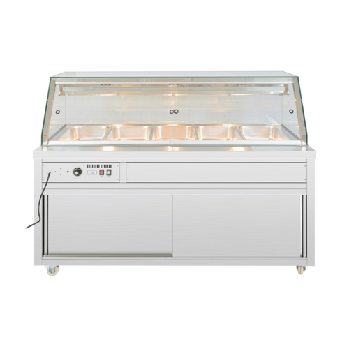 Thermaster PG180FE-XG - Wet and Dry Bain Marie Display 5x 1/1 GN Pans