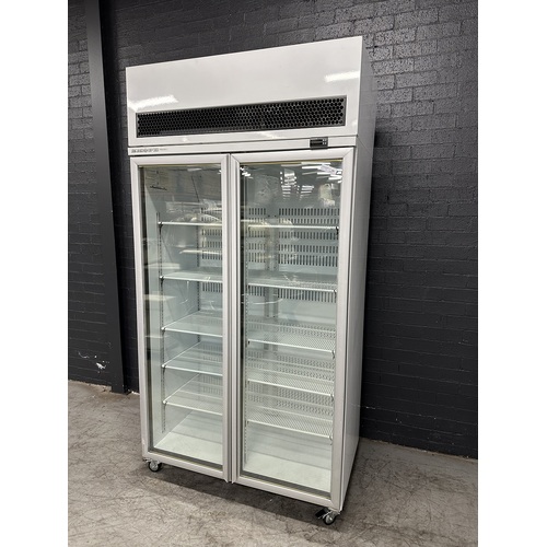 Pre-Owned Skope VF1000 - 2 Door Glass Upright Freezer