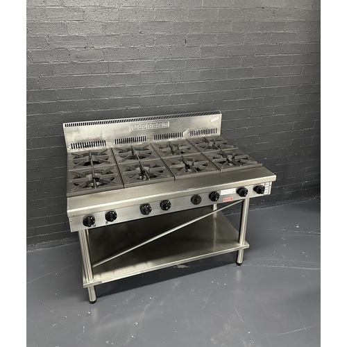 Pre-Owned Goldstein PFB48 - 8 Burner Gas Cooktop on Leg Stand
