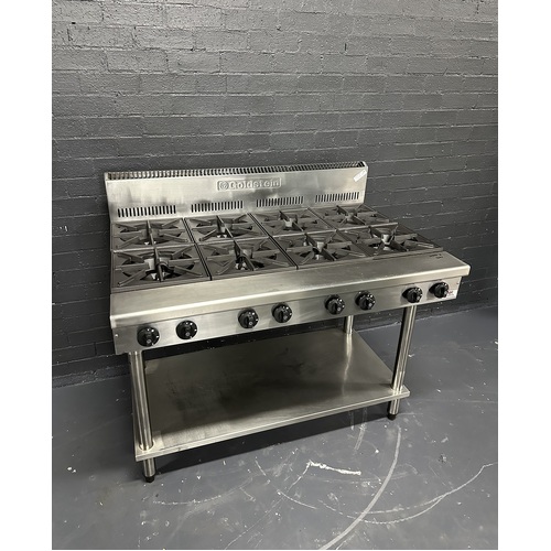 Pre-Owned Goldstein PFB48 - 8 Burner Gas Cooktop on Stand - PO-1462