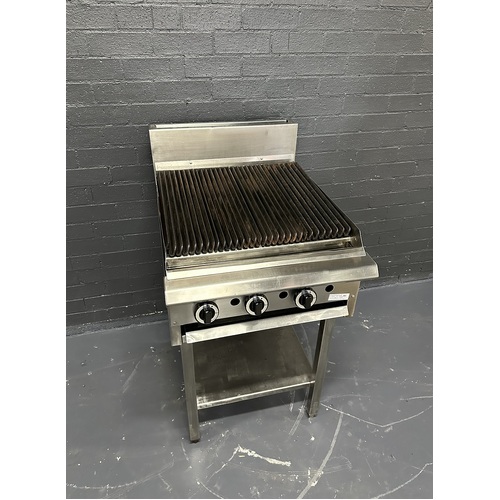 Pre-Owned 600mm Gas 3 Burner Chargrill on Stand - PO-1467