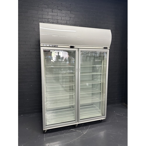 Pre-Owned Skope SKF1300XL-2D - 2 Door Glass Upright Freezer