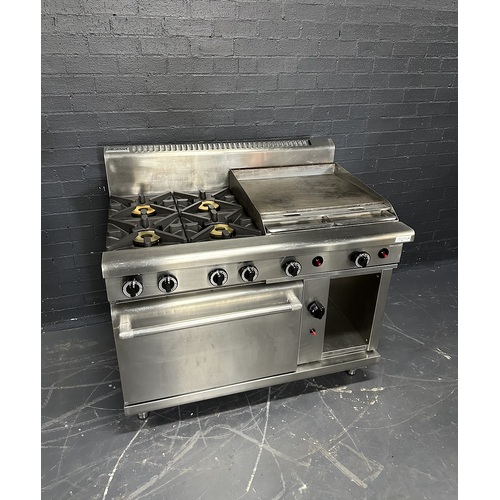 Pre-Owned Waldorf RN8816G - 4 Burner Gas Cooktop with 600mm Griddle and Oven