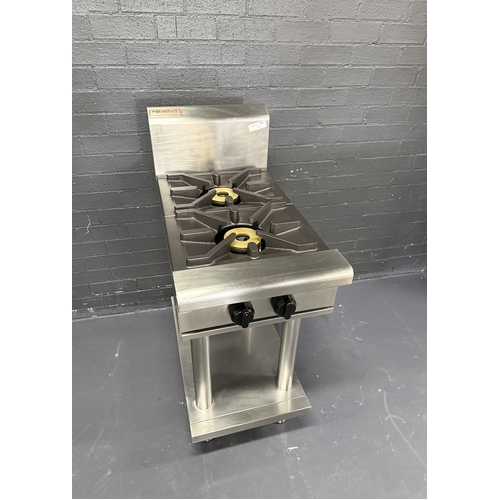 Pre-Owned Waldorf RN8450GF-LS - 2 Burner Gas Cooktop on Leg Stand - 450mm