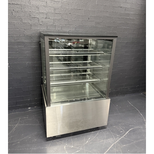 Pre-Owned FED SL830V - Square Glass Cake Display 900mm