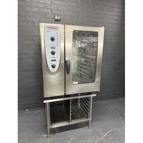 Pre-Owned Rational CM106 - 10 Tray Electric Combi Oven on Stand