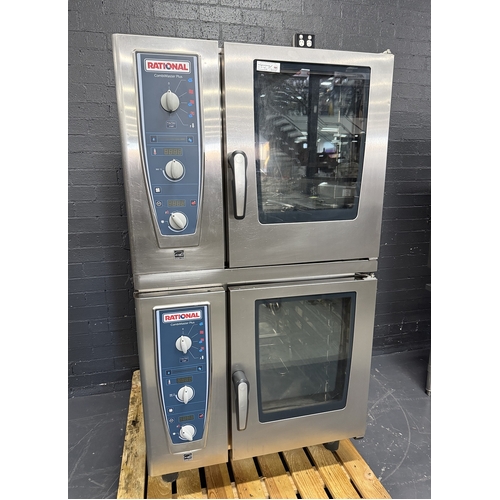 Pre-Owned Rational CMP61 - Double Stacked 6 Tray Electric Combi Oven