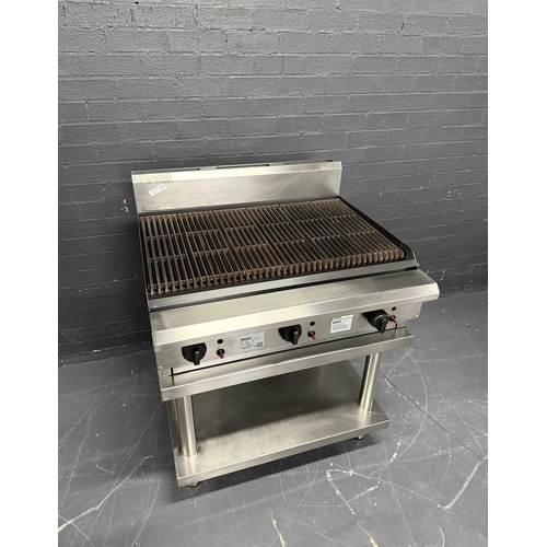 Pre-Owned Luus CS-9C - 900mm Gas Chargrill on Leg Stand - PO-1836