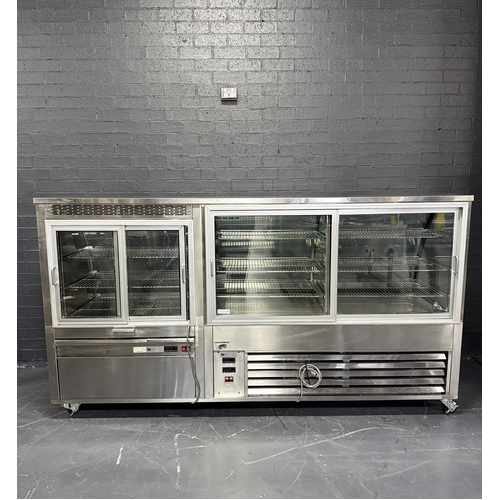Pre-Owned Brandon H90C-CAMB-150 - Curved Glass Hot, Ambient and Cold Display