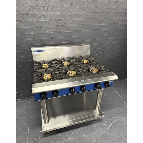 Pre-Owned Blue Seal G516D-LS - 6 Burner Gas Cooktop on Stand