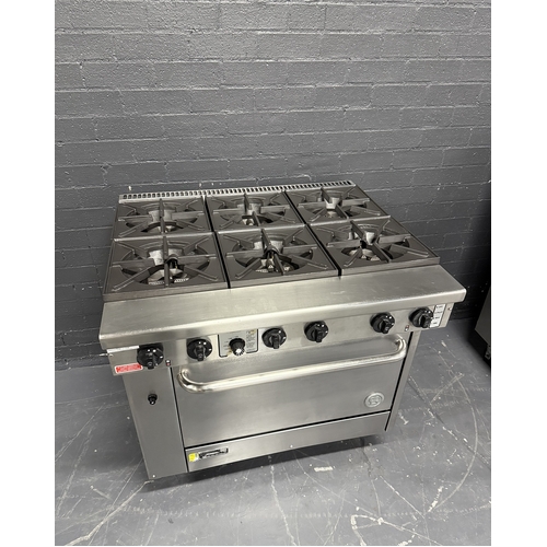 Pre-Owned Goldstein PF628 - 6 Burner Gas Cooktop with Oven - PO-1852