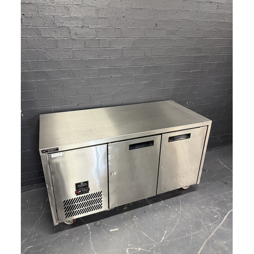 Pre-Owned Glacian BFS61420 - 2 Door Solid Underbench Fridge