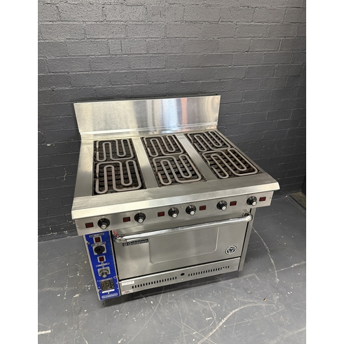 Pre-Owned Goldstein PE-6R--28 - Electric 6 Radiant Plates with Oven