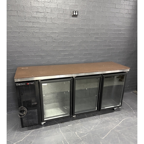 Pre-Owned Orford OBBR505B - 3 Door Back Bar Fridge