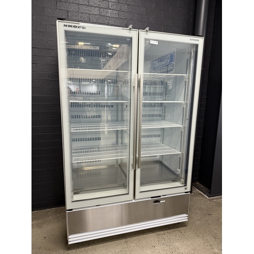 Pre-Owned Skope BME1200-A - 2 Door Glass Display or Storage Fridge
