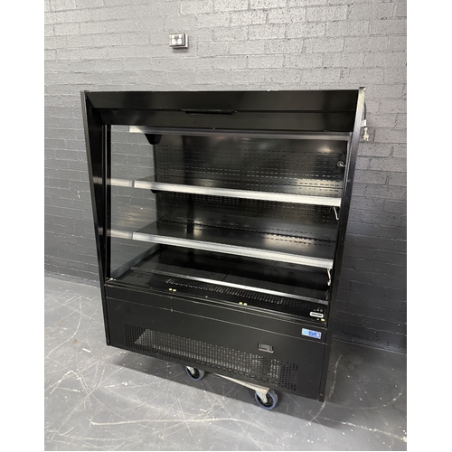 Pre-Owned ISA Oblique 125 SFX - Open Display Fridge - Black - PO-1885