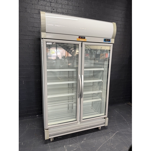 Pre-Owned Streamline MCD-20TM - 2 Door Glass Upright Display Fridge - PO-1889