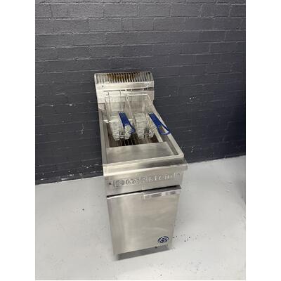 Pre-Owned Goldstein VFG-1 - Single Pan Gas Deep Fryer