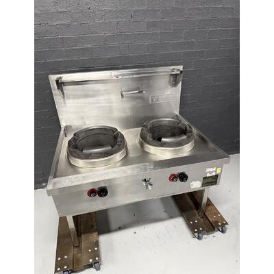Pre-Owned Time CWS-T2 - 2 Hole Gas Wok with Duckbill Burners