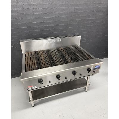 Pre-Owned Goldstein RBA48L - 1200mm Gas Chargrill on Stand