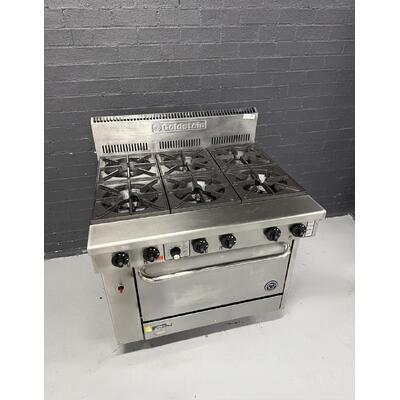 Pre-Owned Goldstein PF628 - 6 Burner Gas Cooktop with Oven