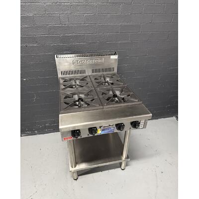 Pre-Owned Goldstein PFB24 - 4 Burner Gas Cooktop on Stand