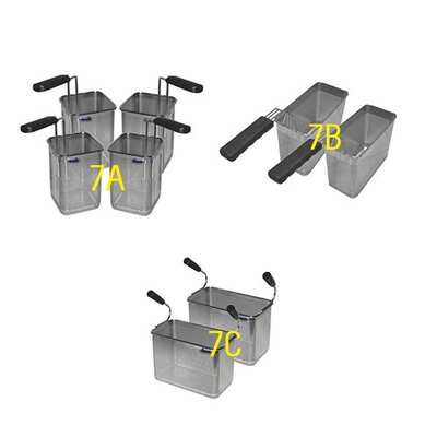 Baron Q70CP/G800 - 2 x 26L Double Basin Gas Pasta Cooker