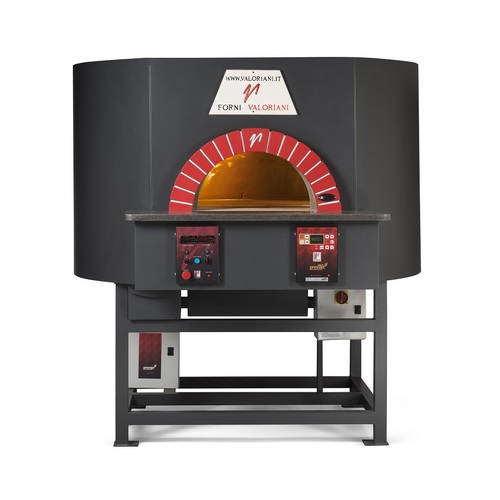 Valoriani R100 - Rotating Woodfire/Gas Pizza Oven - 6 Pizzas - R100