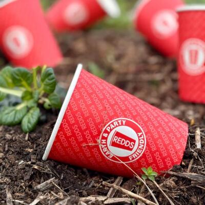 Redds Micro Paper Cup 60ml - Home Compostable (Box of 240)