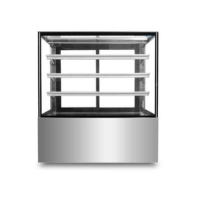 Bonvue SF840V - Chilled Square Glass Cake Display 4 Tier - 1200mm