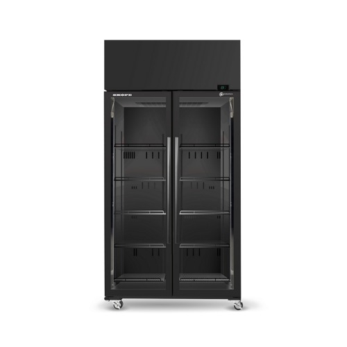 Skope SKT1000N-A - 2 Glass Door Display or Storage Fridge