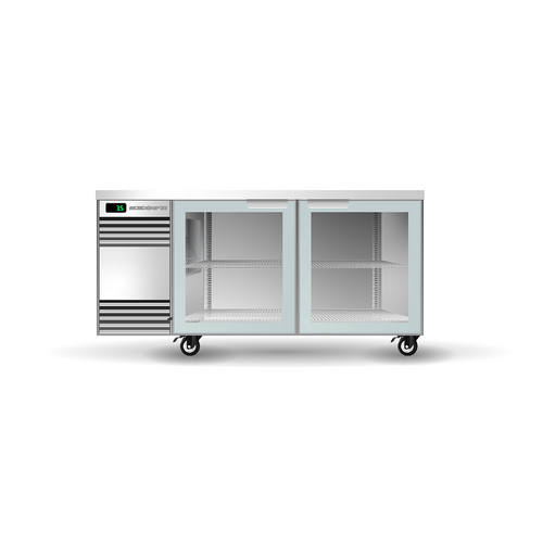 Skope SL.2.GSW - BackBar 2 Glass Swing Door SlimLine Fridge