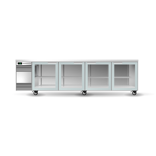 Skope SL.4.GSW - BackBar 4 Glass Swing Door SlimLine Fridge
