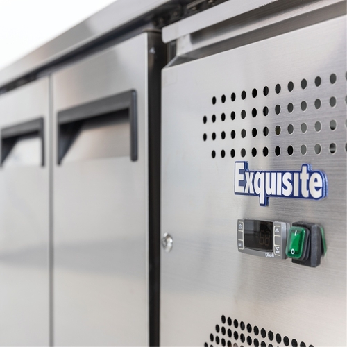 Exquisite SSF260H - 2 Door Slimline Underbench Storage Freezer