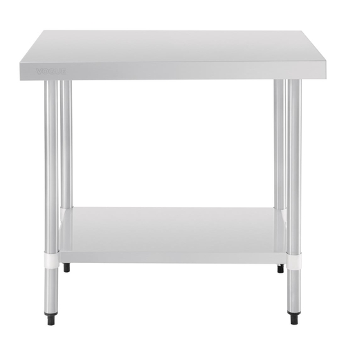 Vogue Stainless Steel Prep Table 900x600x900mm