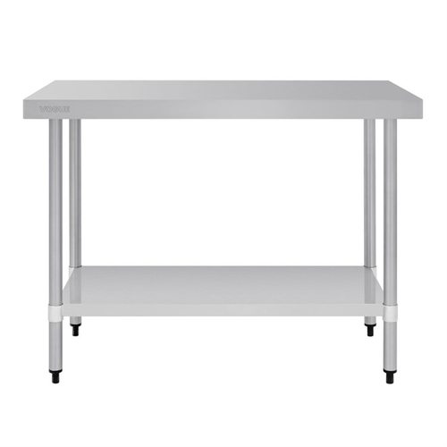 Vogue Stainless Steel Prep Table - 1200 x 600 x 900mm - T376