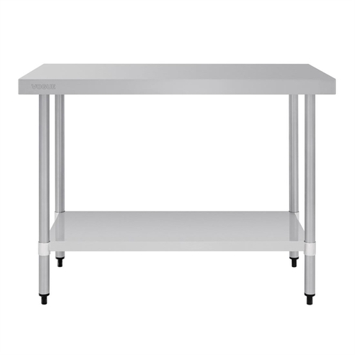 Vogue Stainless Steel Prep Table 1200x600x900mm