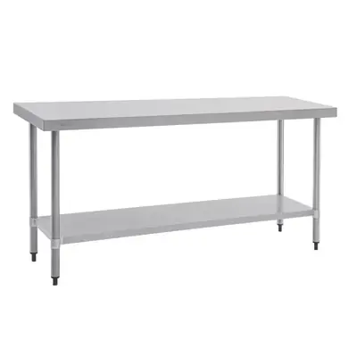 Vogue Stainless Steel Prep Table 1800x600x900mm