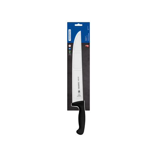 Tramontina Professional Butcher Knife Straight Back Black handle - 300mm - TM24607102
