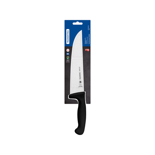 Tramontina Professional Butcher Knife Straight Back Black Handle - 200mm - TM24607108