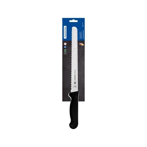 Tramontina Professional Bread Knife Serrated Black Handle - 250mm