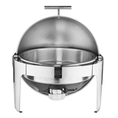 Paris Deluxe Round Roll Top Chafer Set 6Ltr