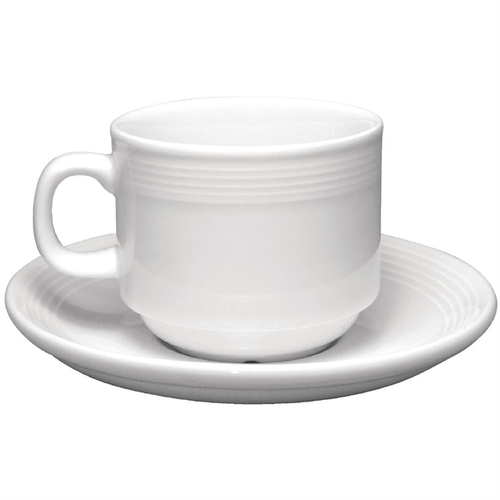 Olympia Linear Stacking Tea Cup Saucer (Box of 12)
