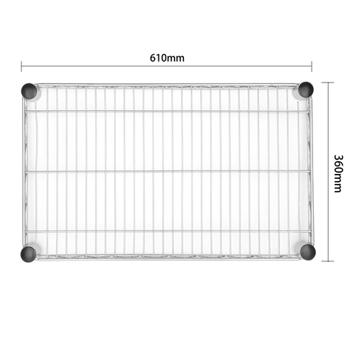 Vogue Steel Wire Wall Shelf 610x360mm