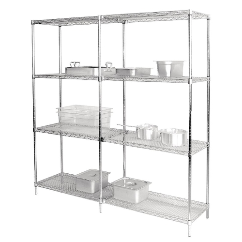 Vogue Wire Shelves 457x1220mm (Pack 2)